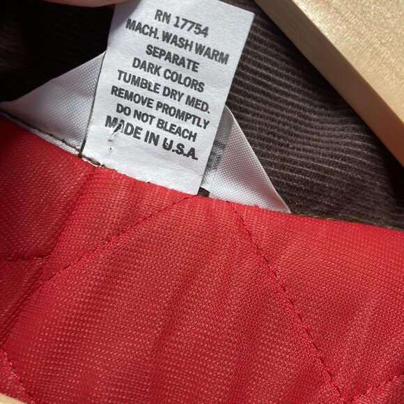 Vintage Key Imperial Canvas Duck Coveralls Mens XL Brown Insulated Quilted USA - Picture 15 of 16